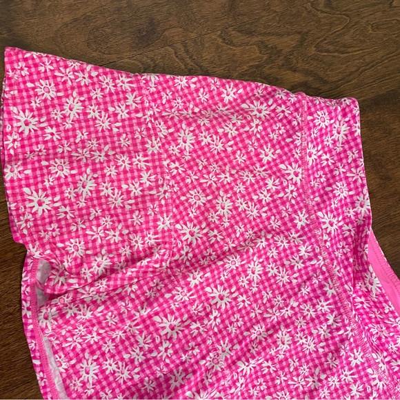 Lilly Pulitzer Pink and White Mini Skirt - Picture 2 of 4